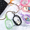 7Pcs 7 Colors Oval Transparent PVC Packaging Bags DIY-FH0007-66-5