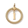 304 Stainless Steel Pendants STAS-D154-01I-G-1