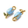 304 Stainless Steel Enamel Pendants STAS-B100-04G-03-2