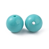 Opaque Acrylic Beads SACR-WH0001-32C-2