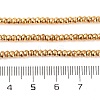 Electroplated Synthetic Non-magnetic Hematite Beads Strands G-H027-E01-02-5