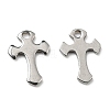 Tarnish Resistant 201 Stainless Steel Tiny Cross Charms STAS-F139-025P-2