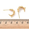 Brass Stud Earring Findings X-KK-C099-15G-3