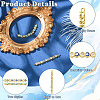 2Pcs 2 Colors Brass Pave Clear Cubic Zirconia Enamel Evil Eye Connector Charms KK-CJ0014-18-3