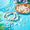 DIY Natural Shell Beads Bracelet Making Kit DIY-CF0001-10-8