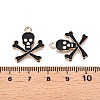 Halloween Theme Alloy Enamel Pendants PALLOY-N176-39B-RS-3