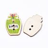 2-Hole Wooden Buttons BUTT-T007-024-2