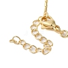 Brass Micro Pave Clear Cubic Zirconia Pendant Necklaces for Women NJEW-S429-03G-04-3