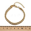 304 Stainless Steel Curb Chain Bracelets for Women BJEW-Z143-21G-5