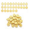 Alloy Pendant Cabochon Settings For Enamel PALLOY-YW0001-10KCG-3