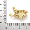 Elephant Brass Micro Pave Cubic Zirconia and Enamel Pendants KK-M319-05G-01-3