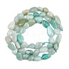 Natural Amazonite Nuggets Beads Strands G-J335-31B-3