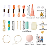 Elecrelive DIY Hand JuQiu & Bowknot Punch Needle Making Kits DIY-EL0001-06A-3