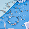 Alloy European Style Clasps PDLC-PH0001-02AS-4