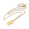 Golden 202 Stainless Steel Constellation Pendants Necklaces NJEW-K380-02G-11-2