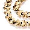 Electroplate Glass Beads Strands EGLA-Q135-04A-A01-3