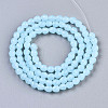 Imitation Jade Glass Beads Strands GLAA-N045-002-B02-3