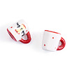 2Pcs Handmade Porcelain Mug Cup Decoration PORC-TA0001-55E-2