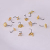 Brass L-Shaped Nose Rings WGA70D4-21-4