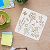 Plastic Reusable Drawing Painting Stencils Templates DIY-WH0172-187-3