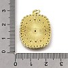 Brass Micro Pave Cubic Zirconia Pendants KK-U072-40A-G-4