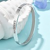 304 Stainless Steel Rhinestone Bangles for Women BJEW-Z092-17P-2