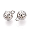 Alloy Rhinestone Settings PALLOY-N185-02P-2