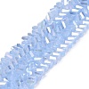 Electroplate Imitation Jade Glass Beads Strands EGLA-Q139-01A-B07-1