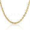 Brass Flat Oval Cable Chains CHC-CJ0001-18-NR-7