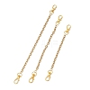 3Pcs 3 Styles 304 Stainless Steel Cable Chain Bag Extender Chains FIND-JF00158-1
