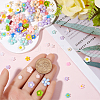 300Pcs 5 Styles Opaque Resin Cabochons RESI-SP0001-13-3