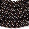 Natural Smoky Quartz Round Beads Strands G-E329-6mm-38-2