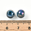 Electroplate Pearlized Glass Pearl Beads EGLA-T021-14B-03-3