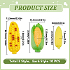 30Pcs 3 Styles Resin Cabochons RESI-DR0001-10-2