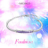 SHEGRACE Brass Bangles JB25D-5