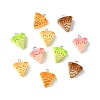 40Pcs 5 Colors Opaque Resin Pendants RESI-CJ0004-80-8