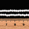 Electroplate Glass Beads Strands EGLA-A034-P1mm-B33-2