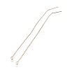 Brass Stud Earring Findings KK-I645-03G-1