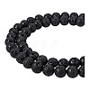 Natural Lava Rock Stone Bead Strands G-PH0028-8mm-04-8