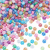 500Pcs Plastic Flower Beads KY-TADJ0001-07B-2