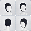 Chloroprene Rubber with Nylon Head Covering AJEW-WH0609-823-3