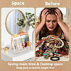 3-Tier Wooden Bracelet Organizer Display Riser Stands ODIS-WH0043-263A-5