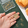 15 Sets Brass Toggle Clasps KK-BBC0021-12-3