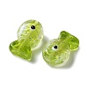 Handmade Foil Lampwork Fish Beads FOIL-Z001-01C-2