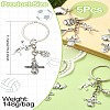5Pcs Alloy Keychain KEYC-CJ00006-8