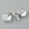 Natural Quartz Crystal Pendants G-B009-25P-C-2