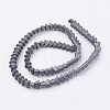 Non-magnetic Synthetic Hematite Beads Strands G-P341-28F-7x4mm-2