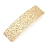 Texture Rectangel Alloy Hair Barrettes AJEW-M043-02G-4