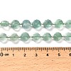 Natural Green Fluorite Beads Strands G-B153-A07-4