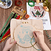 Christmas DIY Embroidery Starter Kits for Beginners AJEW-WH20816-026-3